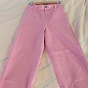 Urban outfitters wide leg pink pants